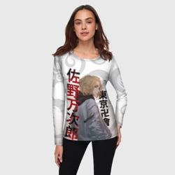 Женский лонгслив 3D Tokyo Revengers Mickey Майки Дракен тату - фото 2