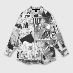 Женская рубашка oversize 3D Токийские мстители манга