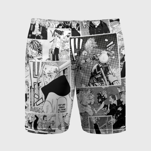 Мужские шорты спортивные Токийские мстители манга, цвет 3D печать
