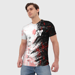 Мужская футболка 3D Destiny Кровавые пятна - фото 2