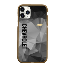 Чехол для iPhone 11 Pro матовый Chevrolet Geometry