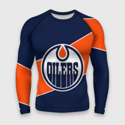 Мужской рашгард 3D Эдмонтон Ойлерз Edmonton Oilers NHL