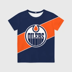 Детская футболка 3D Эдмонтон Ойлерз Edmonton Oilers NHL