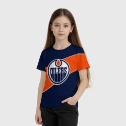 Детская футболка 3D Эдмонтон Ойлерз Edmonton Oilers NHL - фото 2