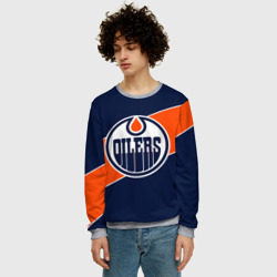 Мужской свитшот 3D Эдмонтон Ойлерз Edmonton Oilers NHL - фото 2