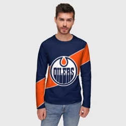 Мужской лонгслив 3D Эдмонтон Ойлерз Edmonton Oilers NHL - фото 2