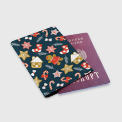 Обложка для паспорта матовая кожа Merry Christmas!!! - фото 2