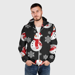 Мужская ветровка 3D Снеговик! - фото 2