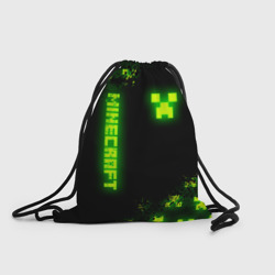Рюкзак-мешок 3D Minecraft: неоновые лого