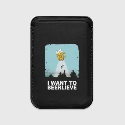 Картхолдер Magsafe магнитный I want to beerlieve Я верю в пиво