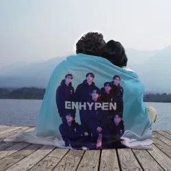 Плед 3D Enhypen: Хисын, Джей, Джейк, Сонхун, Сону, Чонвон, Ни-Ки - фото 2