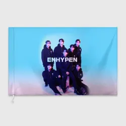 Флаг 3D Enhypen: Хисын, Джей, Джейк, Сонхун, Сону, Чонвон, Ни-Ки