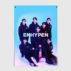 Постер Enhypen: Хисын, Джей, Джейк, Сонхун, Сону, Чонвон, Ни-Ки