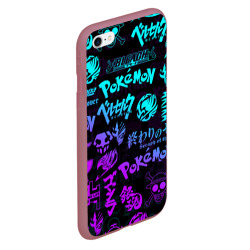 Чехол для iPhone 6/6S матовый Anime logobombing neon неон лого аниме - фото 2