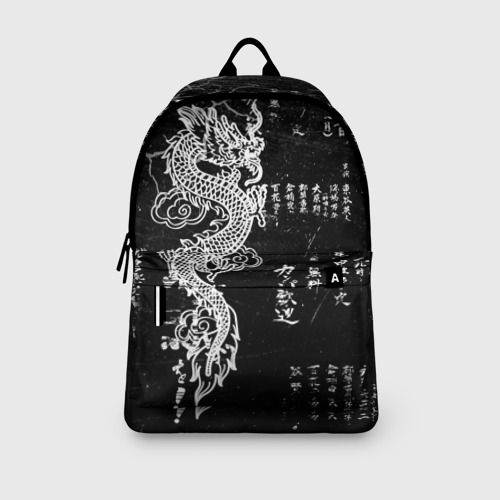 Рюкзак 3D Японский дракон и иероглифы - фото 4