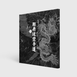 Холст квадратный Токийский Дракон Иероглифы Dragon Japan