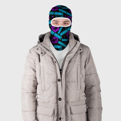 Балаклава 3D Murder Drones Дроны-убийцы узор neon неон - фото 2