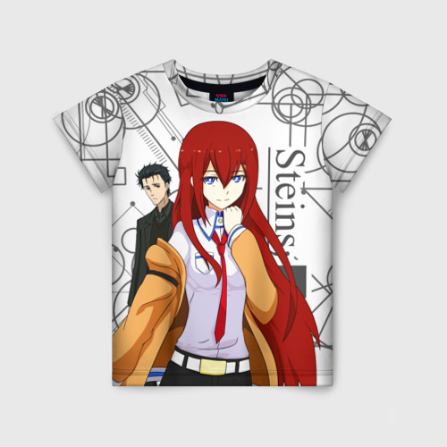 Детская футболка 3D Врата Штейна Steins;Gate, цвет 3D печать