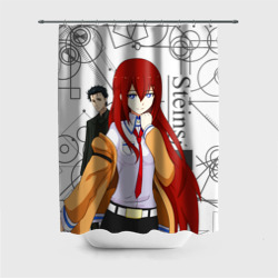 Штора 3D для ванной Врата Штейна Steins;Gate