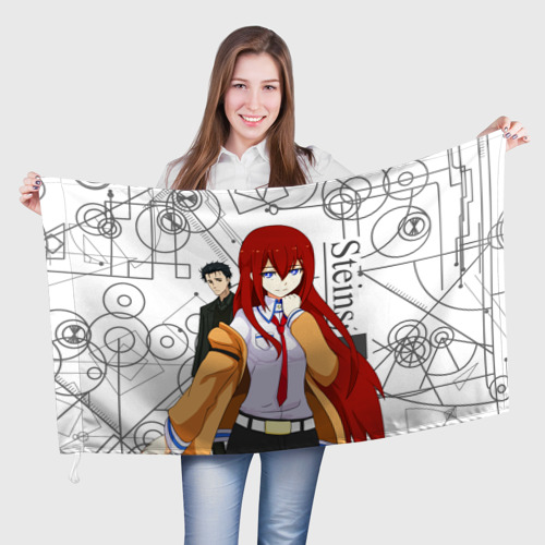 Флаг 3D Врата Штейна Steins;Gate