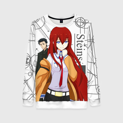 Женский свитшот 3D Врата Штейна Steins;Gate, цвет 3D печать