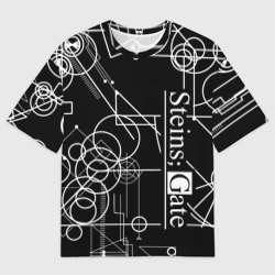 Женская футболка oversize 3D Steins;Gate Врата Штейна