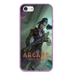 Чехол для iPhone 5/5S матовый Arcane - Caitlyn