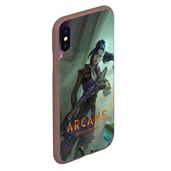 Чехол для iPhone XS Max матовый Arcane - Caitlyn - фото 2