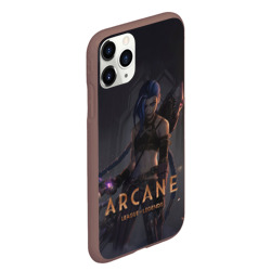 Чехол для iPhone 11 Pro Max матовый Arcane - Jinx - фото 2