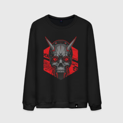 Мужской свитшот хлопок Shlshk Cyber Skull Collection