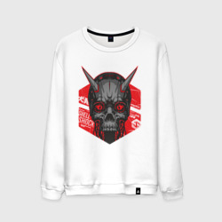 Мужской свитшот хлопок Shlshk Cyber Skull Collection