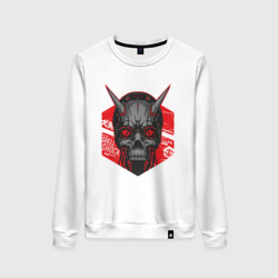 Женский свитшот хлопок Shlshk Cyber Skull Collection