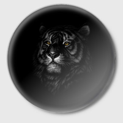 Значок Голова хищного тигра