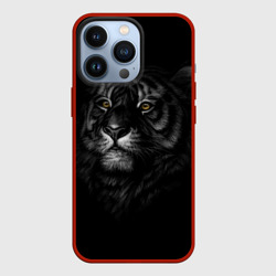 Чехол для iPhone 13 Pro Голова хищного тигра