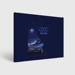 Холст прямоугольный Audi лого