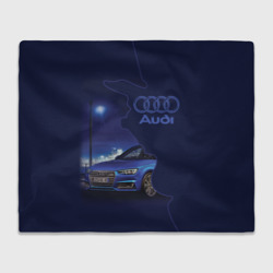 Плед 3D Audi лого