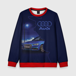 Детский свитшот 3D Audi лого