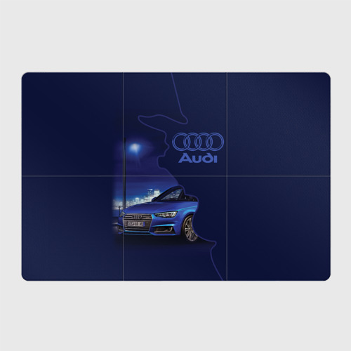 Магнитный плакат 3Х2 Audi лого