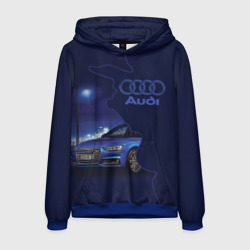 Мужская толстовка 3D Audi лого