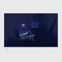 Флаг 3D Audi лого