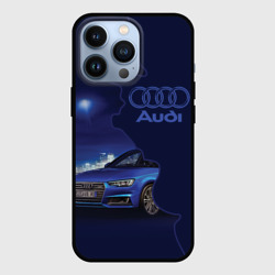 Чехол для iPhone 13 Pro Audi лого