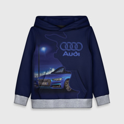 Детская толстовка 3D Audi лого