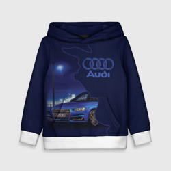 Детская толстовка 3D Audi лого