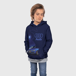 Детская толстовка 3D Audi лого - фото 2