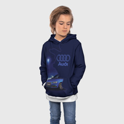 Детская толстовка 3D Audi лого - фото 2