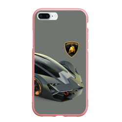 Чехол для iPhone 7Plus/8 Plus матовый Lamborghini concept - Auto racing