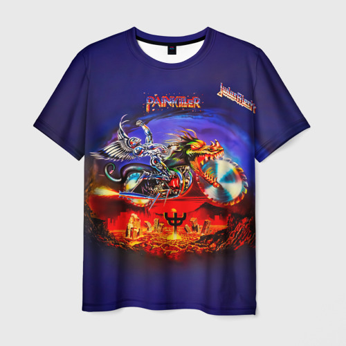 Мужская футболка с принтом Painkiller - Judas Priest, вид спереди №1