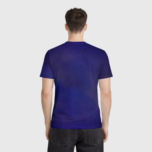 Мужская футболка 3D с принтом Painkiller - Judas Priest, вид сзади #2