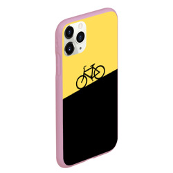 Чехол для iPhone 11 Pro Max матовый Бегущий за велосипедом - фото 2