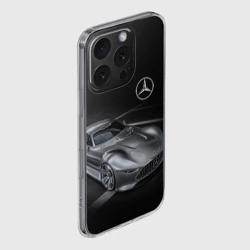 Чехол для iPhone 16 Pro силиконовый с защитой камеры Mercedes-Benz motorsport - фото 2